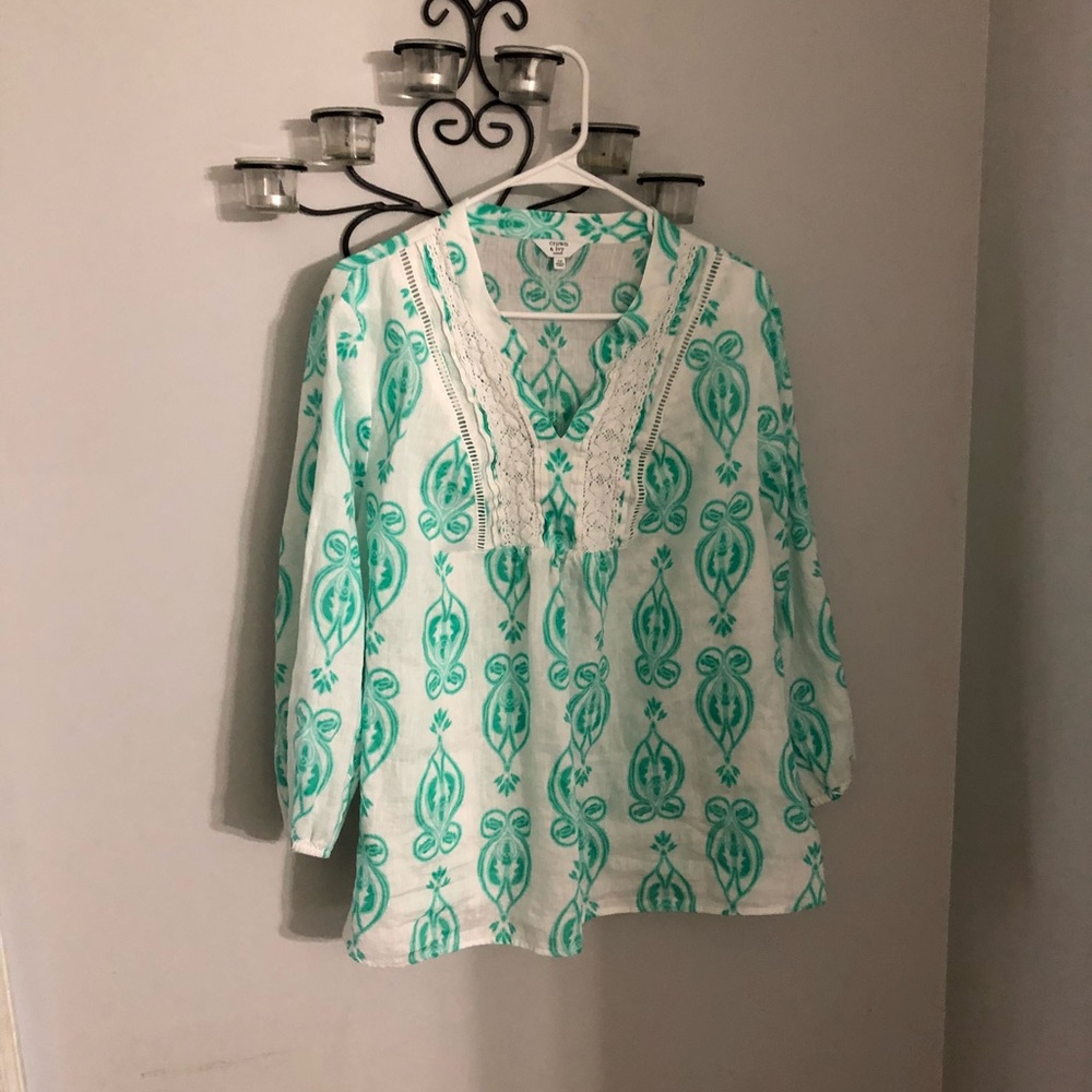 3x Crown & Ivy 3/4 sleeve Summer Spring
